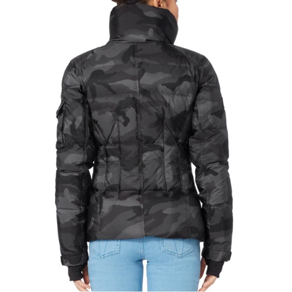 SAM Freestyle Fitted Black Camouflage Down Jacket - Picture 15 of 15